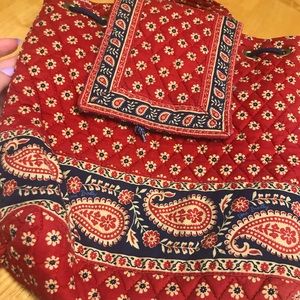 vera bradley purse / mini backpack